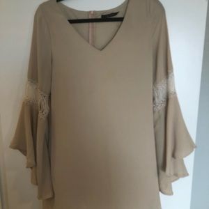 Tan hippie-inspired dress!